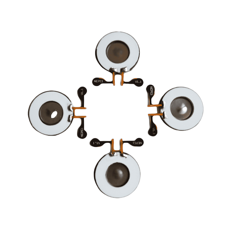 KNN16-140K লিড-ফ্রি মেশ মেডিক্যাল ইনহেলেবল নেবুলাইজার, নেবুলাইজেশন রেট 0.30ml/মিনিট মিডিয়ান পার্টিকেল সাইজ 3.5um সোল্ডারেবল FPC কাস্টমাইজড নেবুলাইজার ডিস্ক